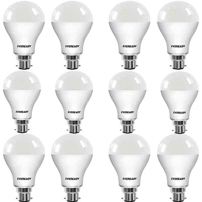 Eveready 14W 1400lm B22D Cool Day White Round LED Bulb (Pack of 12)