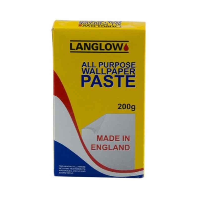 Langlow 200g Yellow All Purpose Wallpaper Paste, 101308
