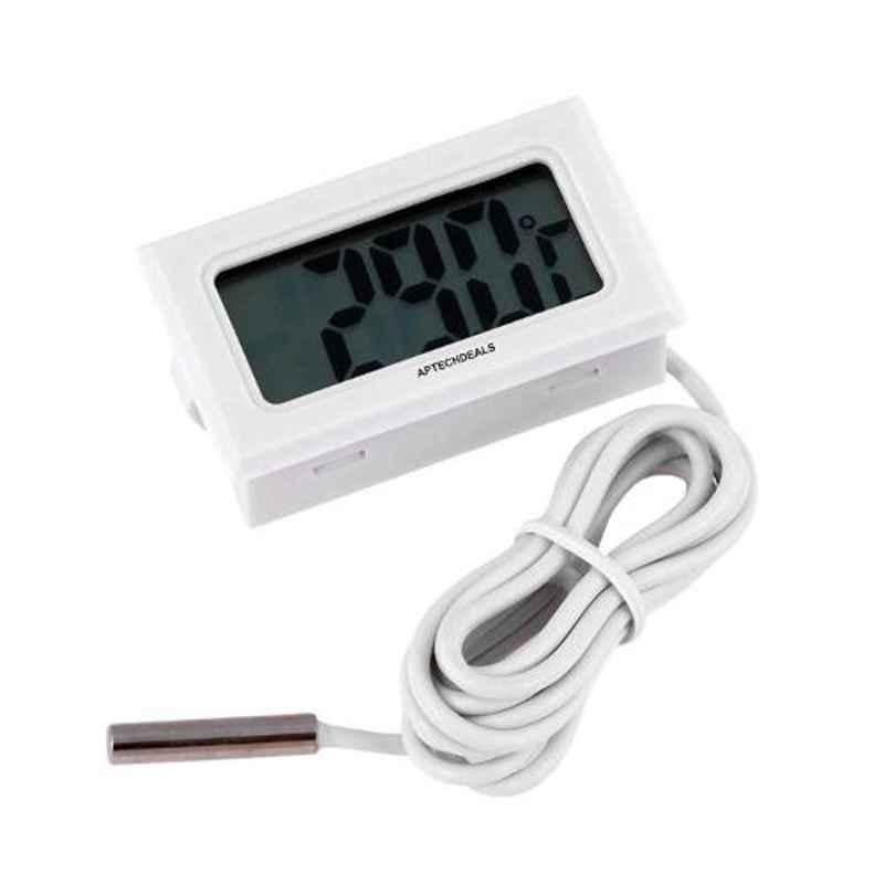 Shakuntla White LCD Mini Digital Fridge Temperature Sensor Thermometer