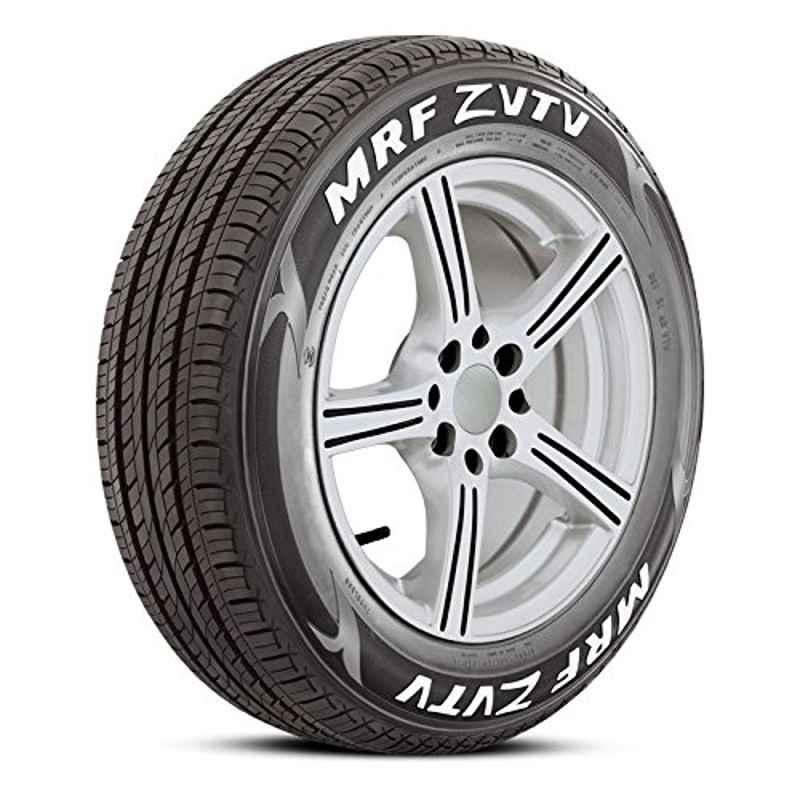 Buy MRF ZVTV 165 70 R14 81S Rubber Black Tubeless Car Tyre Online