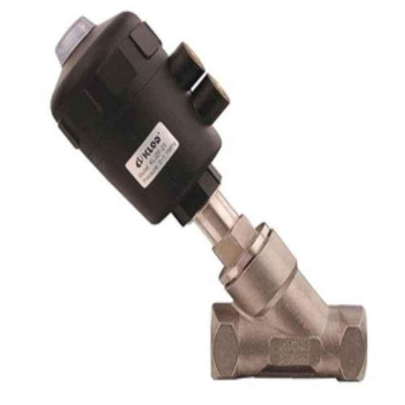 Akari 2 inch Stainless Steel Single Acting Y Type Angle Valve, Y-50