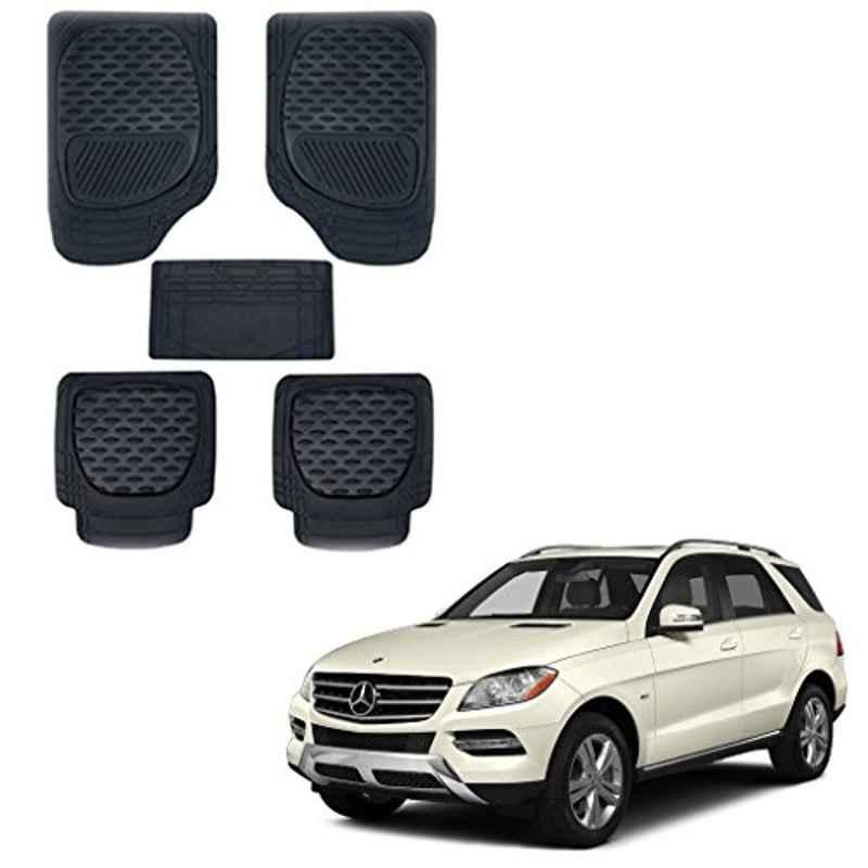 Kozdiko 6255TW 5 Pcs PVC & Rubber Black Car Mat Set for Mercedes Benz GLC-Class