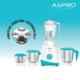 Havells Aspro 4 Jar 500W White & Light Blue Mixer Grinder, GHFMGDNB050