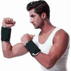 Matrica Black 1kg Resistance Muscle Ankle Weights & 1kg Wrist Weight for Exercise, Fitness & Gym