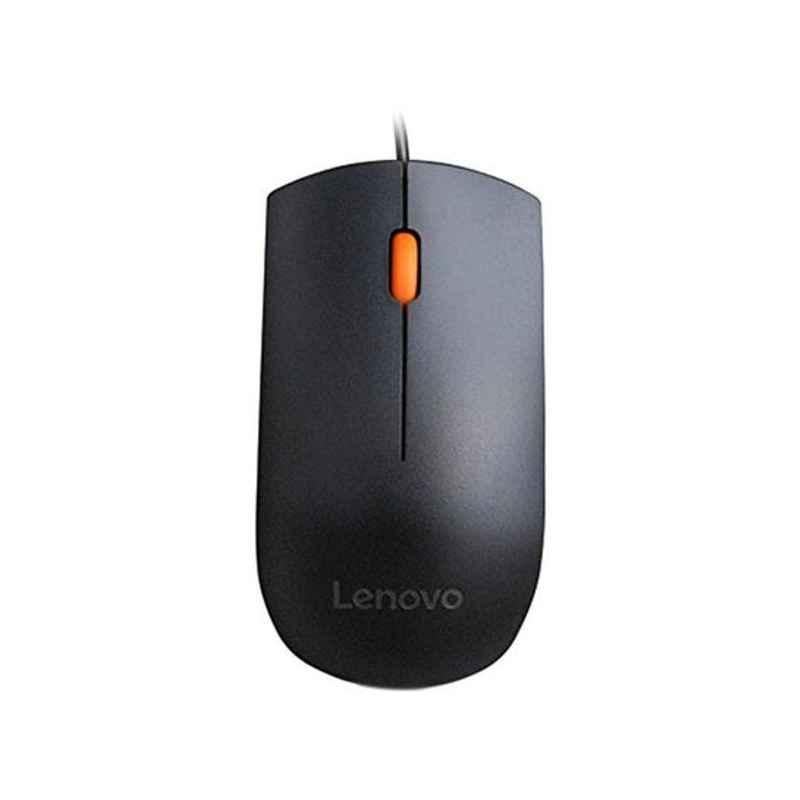 Lenovo Wired Black Mouse, GX30M39704