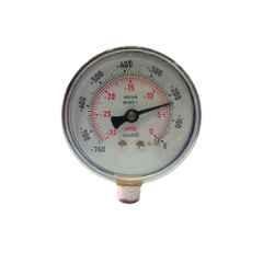 Godhan 2.5 inch Dual Dial Plastic Pressure Gauge for Milking Machine
