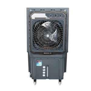 Burly Mega Cool 140 275W 140 Litre Plastic Grey Desert Air Cooler with Honeycomb Pad Cooling & 1 Year Warranty