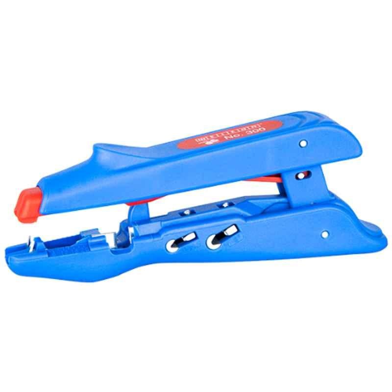 Weicon Blue & Red Duo-Crimp No. 300 3-in-1 Stripping Pliers & Crimping Tool, 51000300