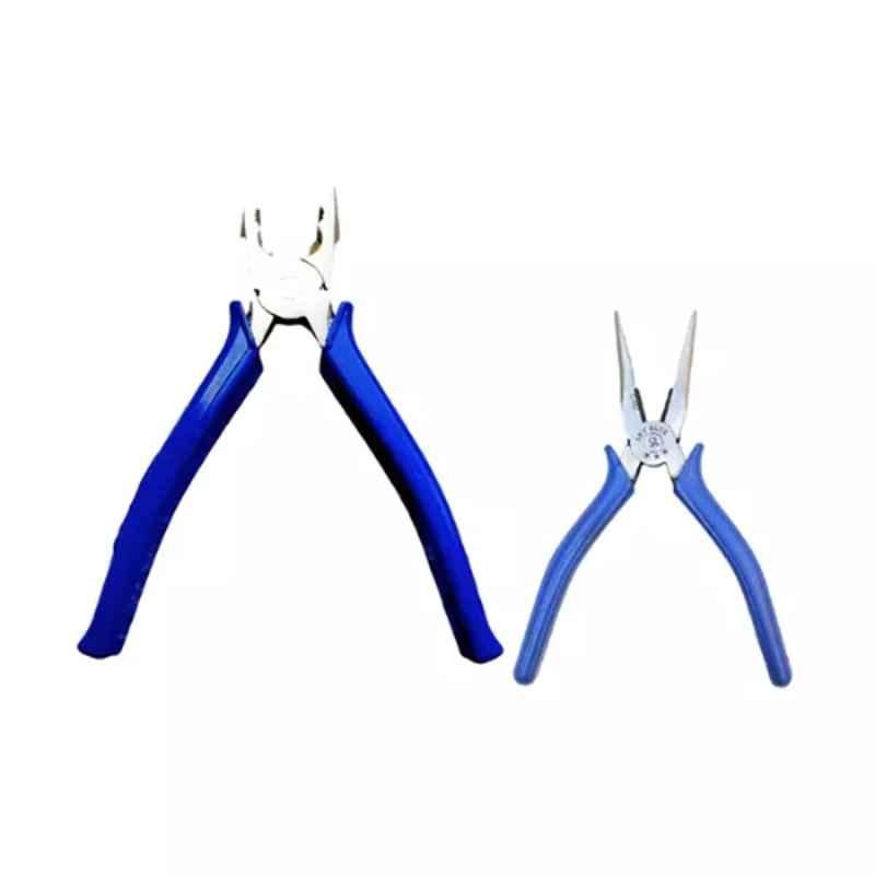 Sky Blue 2 Pcs 7.8 inch Lineman Plier Combo, SBE_PLIER_COMBOS_COMBO_136