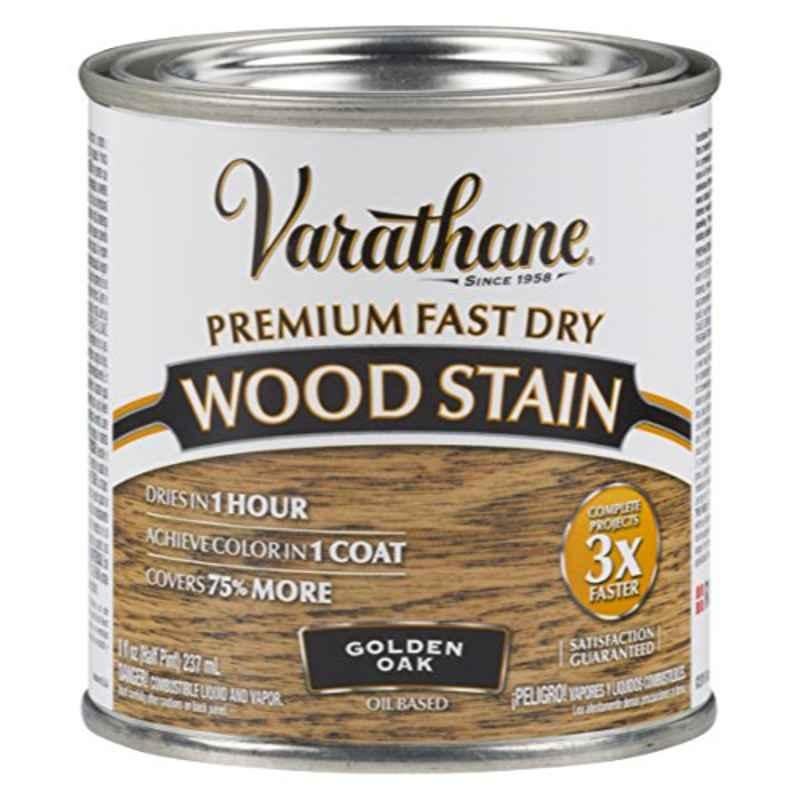 Rust-Oleum Varathane 237ml Golden Oak 262021 Oil Based Premium Fast Dry Wood Stain