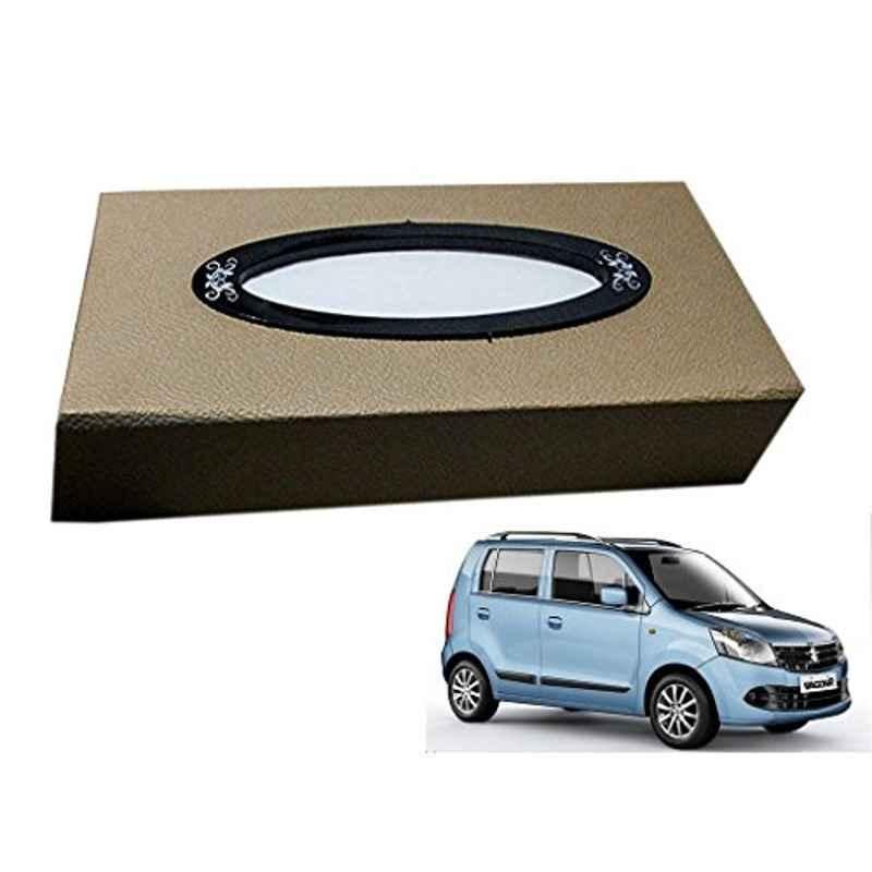 Kozdiko 200 Sheets 100 Pulls Beige Tissue Paper Box for Maruti WagnoR, koz_16861