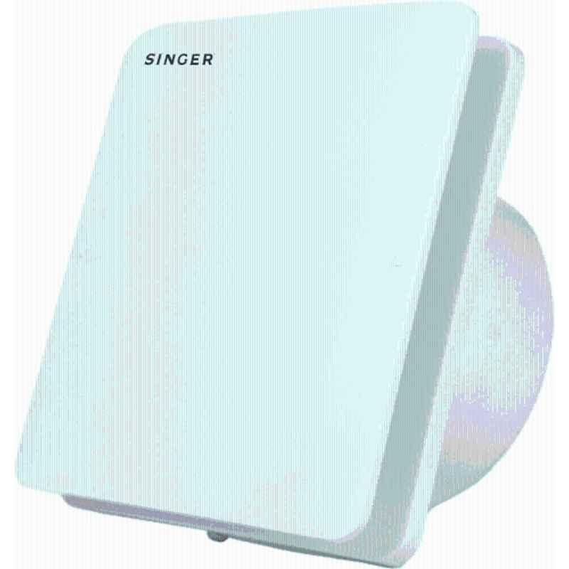 Singer Venti X 7.87 inch 26W 2300rpm Plastic White Exhaust Fan, Sweep: 150 mm, SEF15VXPWTE