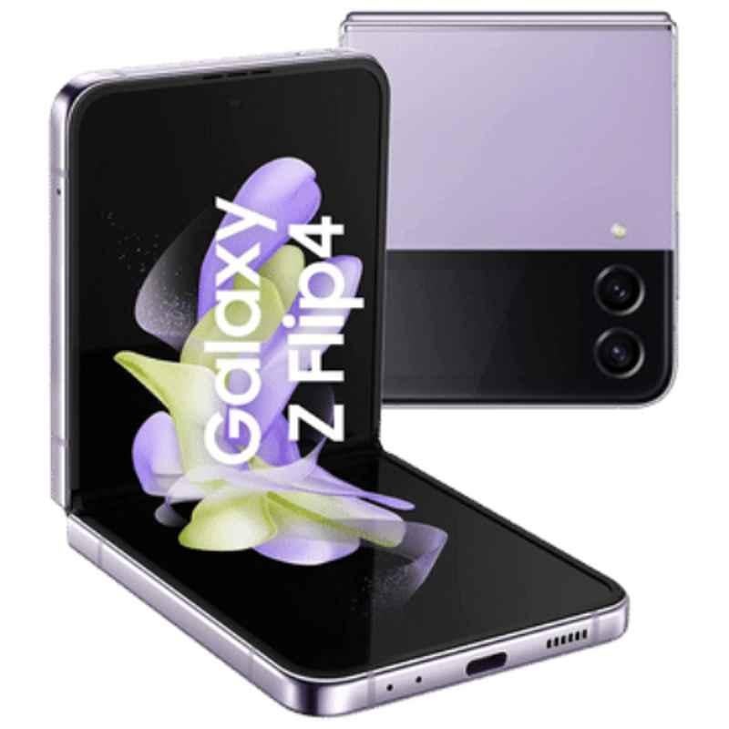 Samsung Galaxy Z Flip4 6.7 inch 8GB/256GB 3700mAh Bora Purple Single eSIM 5G Smartphone, SMF721