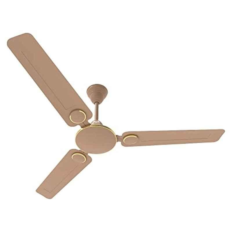 Crompton Montania 66W 380rpm Gilded Beige 3 Blade Ceiling Fan, CFSBMON48GLB1S, Sweep: 1200 mm
