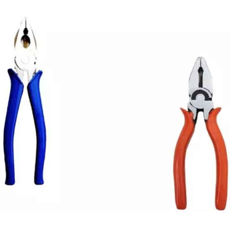 Sky Blue 2 Pcs 7.8 inch Lineman Plier Combo, SBE_PLIER_COMBO_MOD_00105
