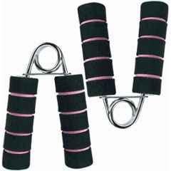 QUIT-X 8.3cm Pink Essential Trainers Hand Fitness Grip for Strong Hands (Pack of 2)