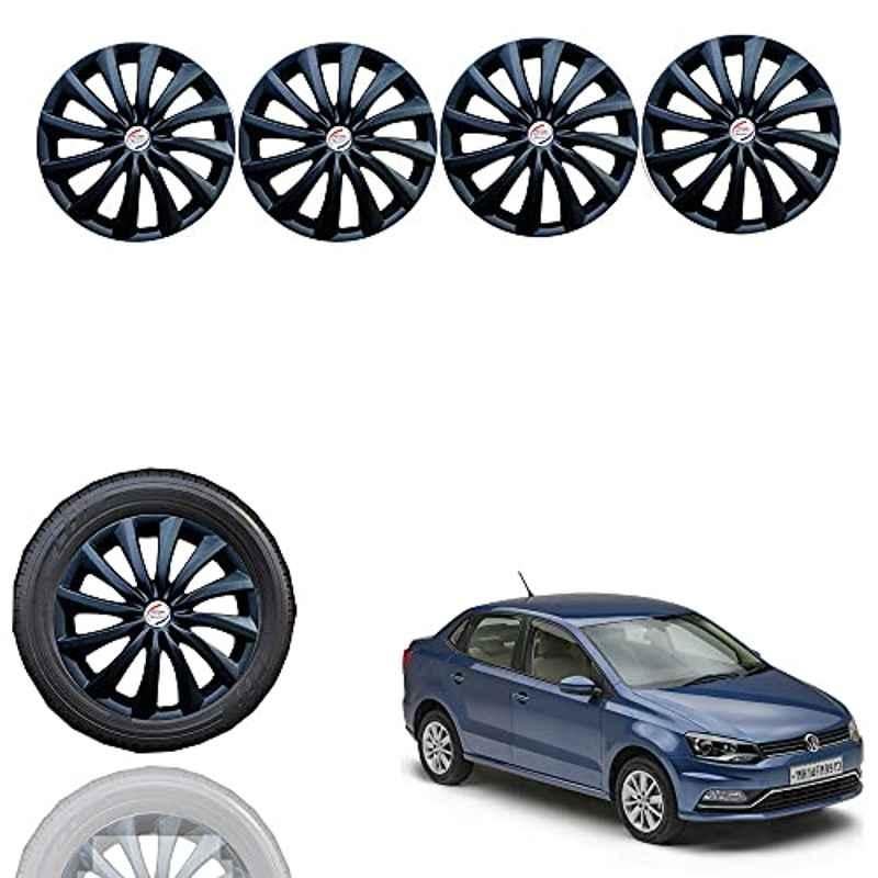 Auto Pearl 14 inch ABS Black Car Wheel Cover for Ameo