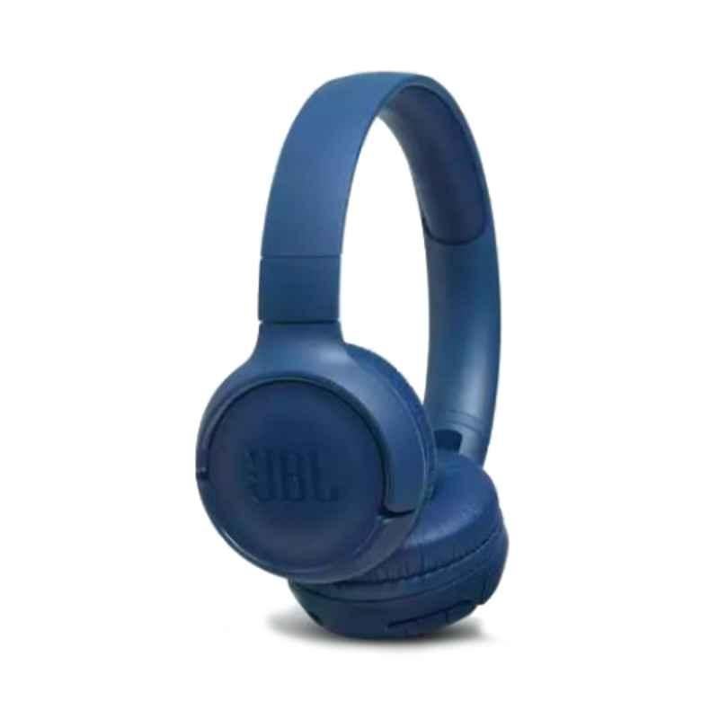JBL Tune 500BT Blue Wireless On Ear Headphone, JBLT500BTBLU