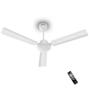 DigiSmart Storm 28W 380rpm White BLDC Ceiling Fan with Remote & 5 Years Warranty, Sweep: 1200 mm