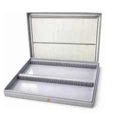 Harrison Enterprises ‎Plastic Microscope Slide Storage Box for 100 Slides