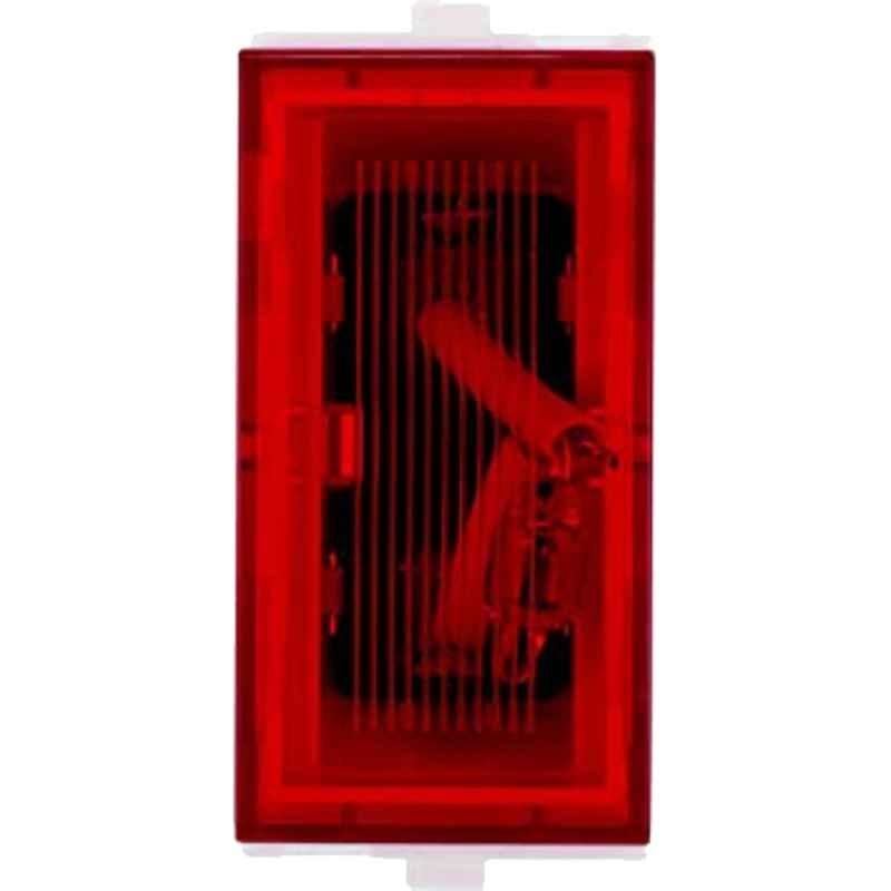 Anchor Penta Red 1 Module Graphite Black Neon Indicator, 65504B (Pack of 20)