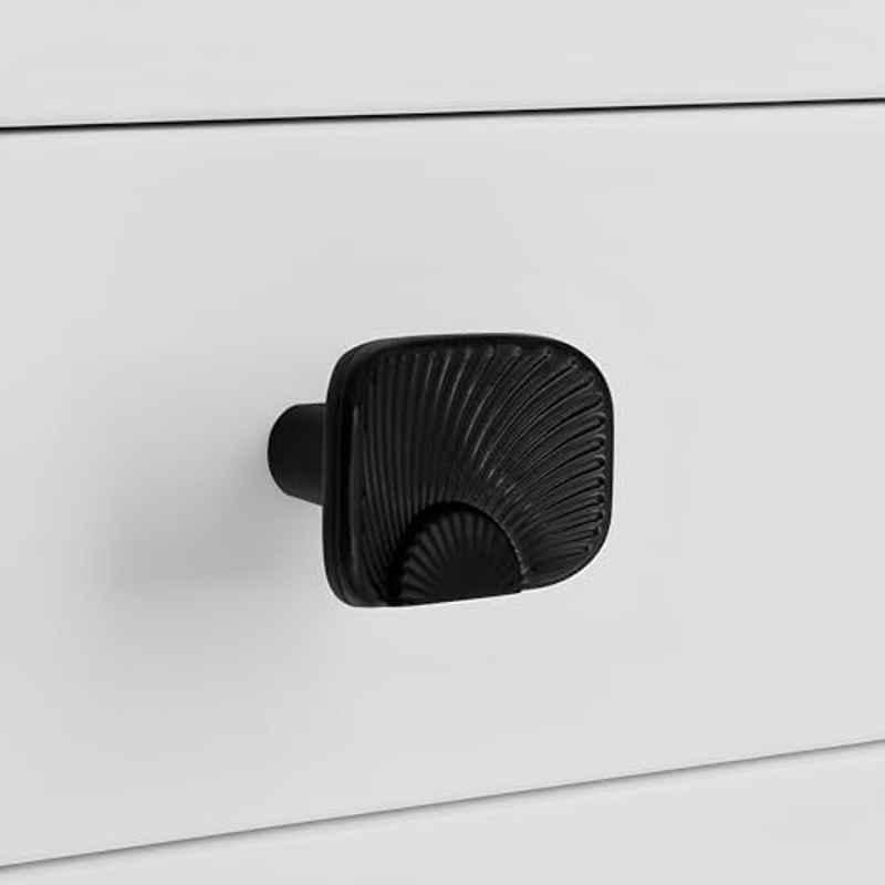 Plantex Knobs for Drawers/Drawer Knobs/Rectangle Knob for Cabinets/Pull-Push Knob for Kitchen/Bedroom/Drawer DC-Black & Z-Black