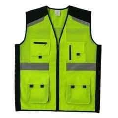 Evion ES-24258-GN/BK-XL Polyester Green & Black Reflective Safety Jacket, Size: XL (Pack of 20)