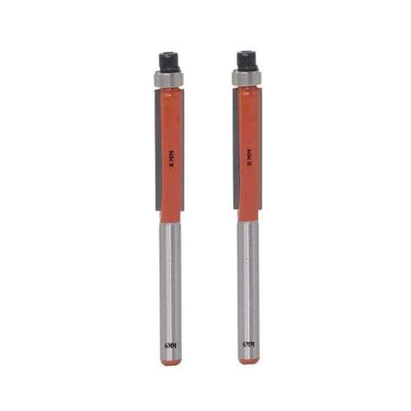 Lieutenant 8mm Dia. Flush Trim Router Bit, Shank Diameter: 6mm (Pack of 2)