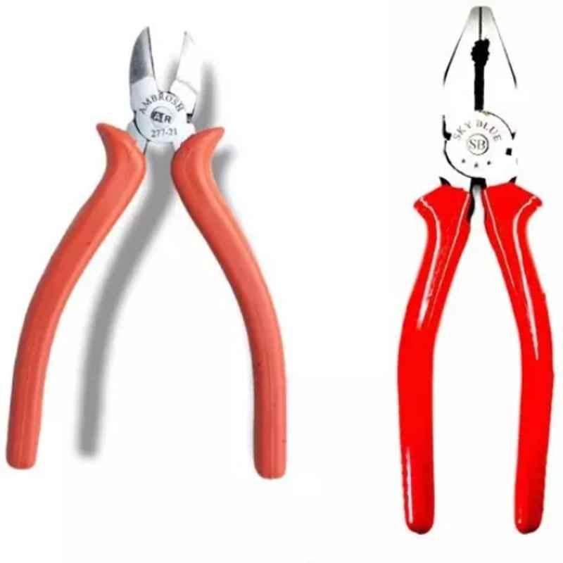 Sky Blue 2 Pcs 7.8 inch Stainless Steel Groove Plier Combo, SBE_PLIER_0411