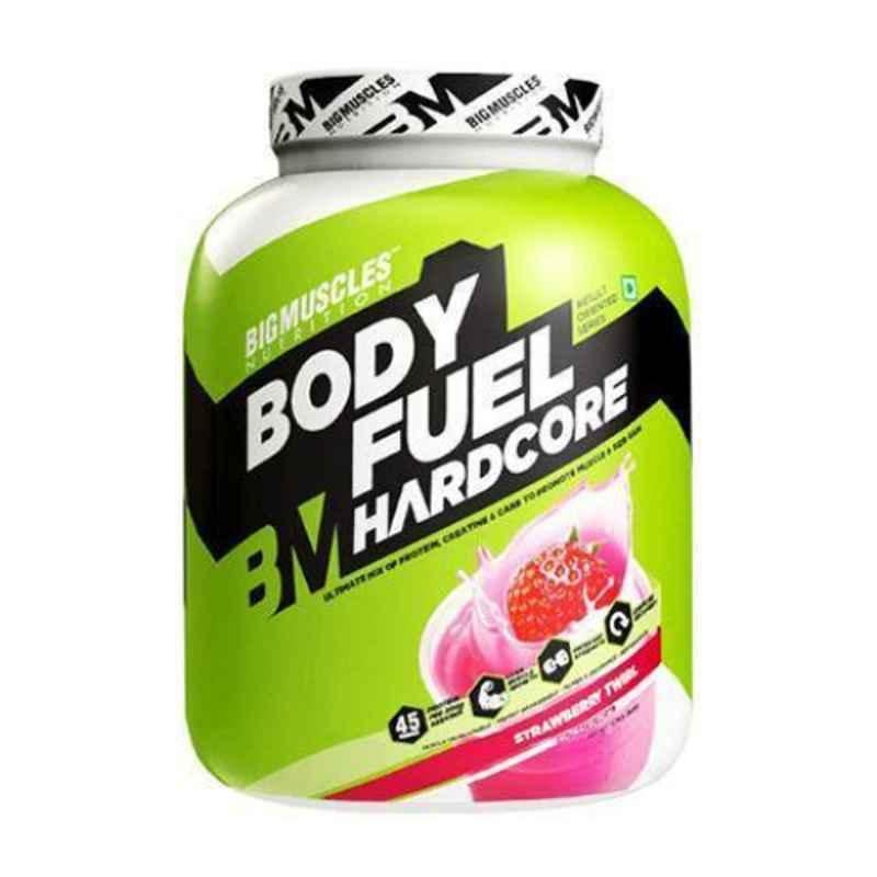 Big Muscles 5kg Strawberry Twirl Body Fuel Hardcore Muscle Gainer