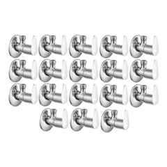 Fastgear Fusion Stainless Steel Silver Chrome Finish Angle Valve, FG082 (Pack of 18)