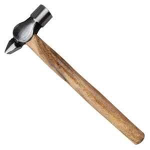 Eastman 600g Drop Forged Steel Brown & Grey Cross Pein Hammer with Seasoned Wood Handle, E-2065