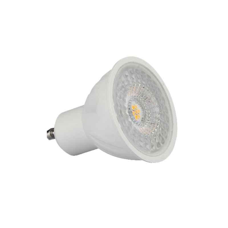 V-Tac 247 6.5W GU10 RIPPLE PLASTIC SPOTLIGHT WITH SAMSUNG CHIP COLORCODE:3000K 110'D
