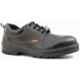 Hillson Jackpot Steel Toe Black Work Safety Shoes, Size: 7