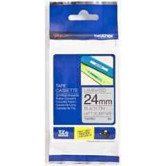 Brother 5834191 8m 24mm Black on Matt Silver Label Printer Tape, TZE-M951