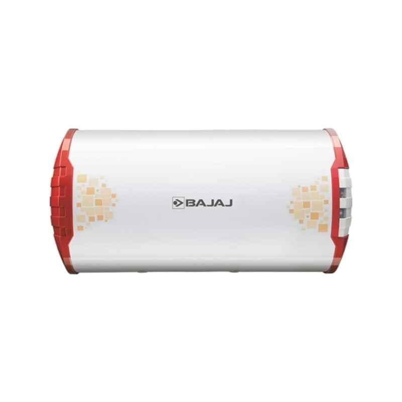 Bajaj Majesty 25 Litre 2000W White & Red Storage Water Heater for Left Wall with 2 Years Warranty, 150693