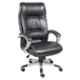 Saroj High Back Leatherette Black Office Chair, SE001