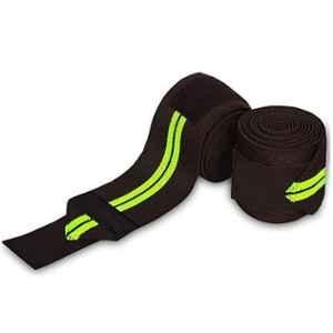 HIT CLASSIC 2 Pcs Spandex Black Wrist Support Band with Adjustable Straps & Thumb Loops, 7W-K7OP-VQFG