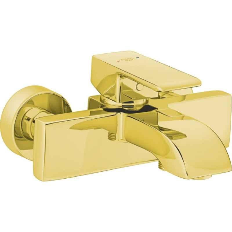 Kludi Rak Profile Star Brass Gold DN 15 Single Lever Bath & Shower Mixer, RAK14102.GD1