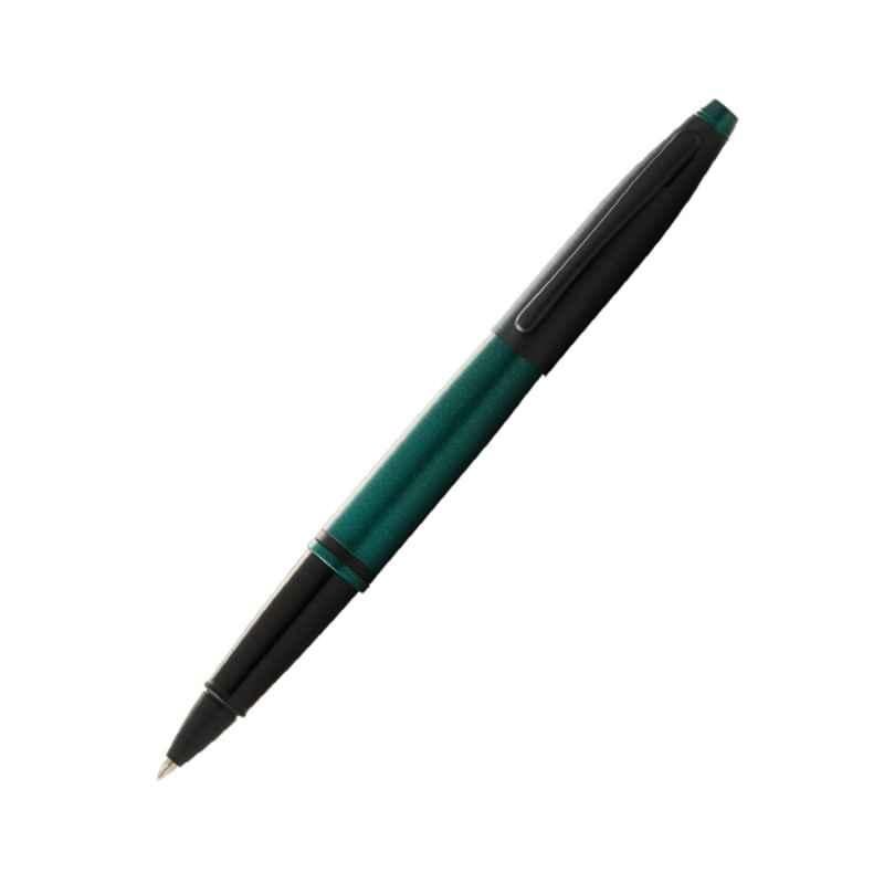 Cross Calais Black Ink Matte Green Lacquer Finish Roller Ball Pen, AT0115-25