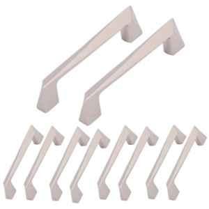 Atom 223 4 inch Silver Satin Finish Zinc Cabinet Pull Handle (Pack of 10)