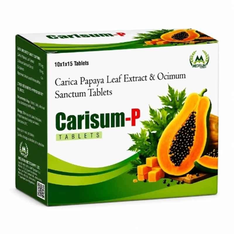 Medisum Biotech 150 Pcs Carisum P Tablet for Healthy Hair Growth & Maintains Strong Bones