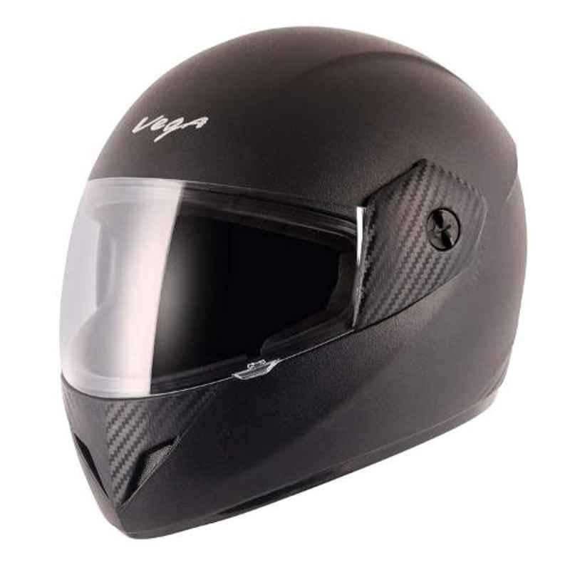Vega Cliff CLF-LK-L Large Size Black Cliff Full Face Helmet