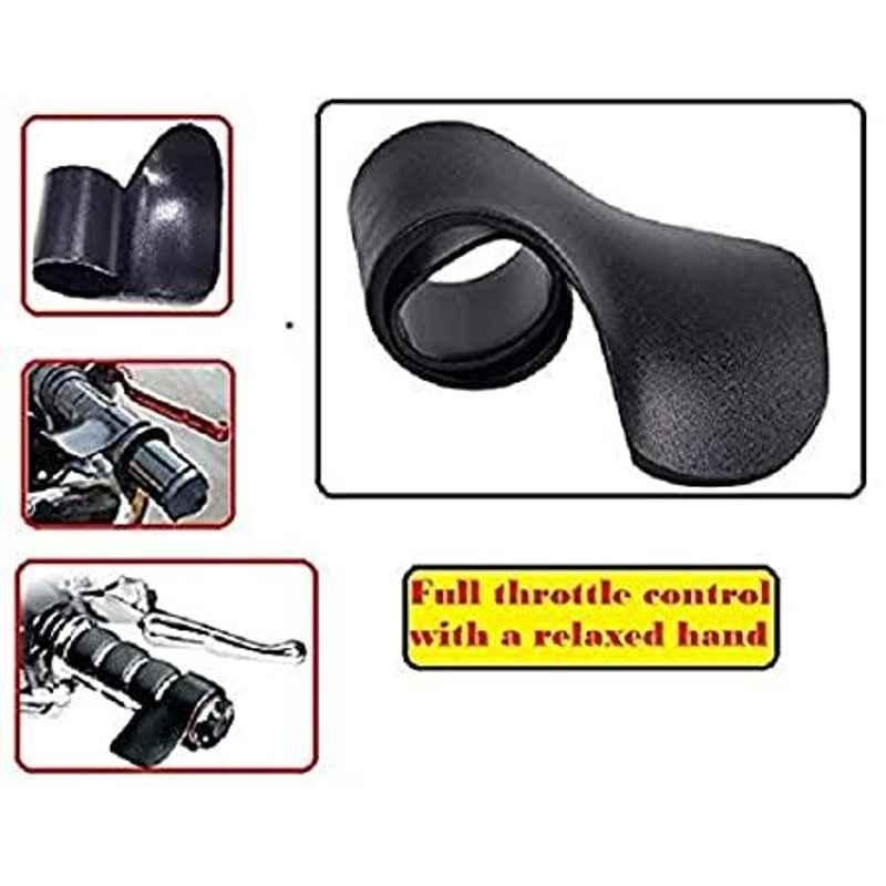 Meenu Arts World Throttle Mounted Cruise Assist Hand Rest Control Grip Wrist Control Cramp Rest for 7/8 inch Handle Bar for All Bikes (Black) B-33-picture-14