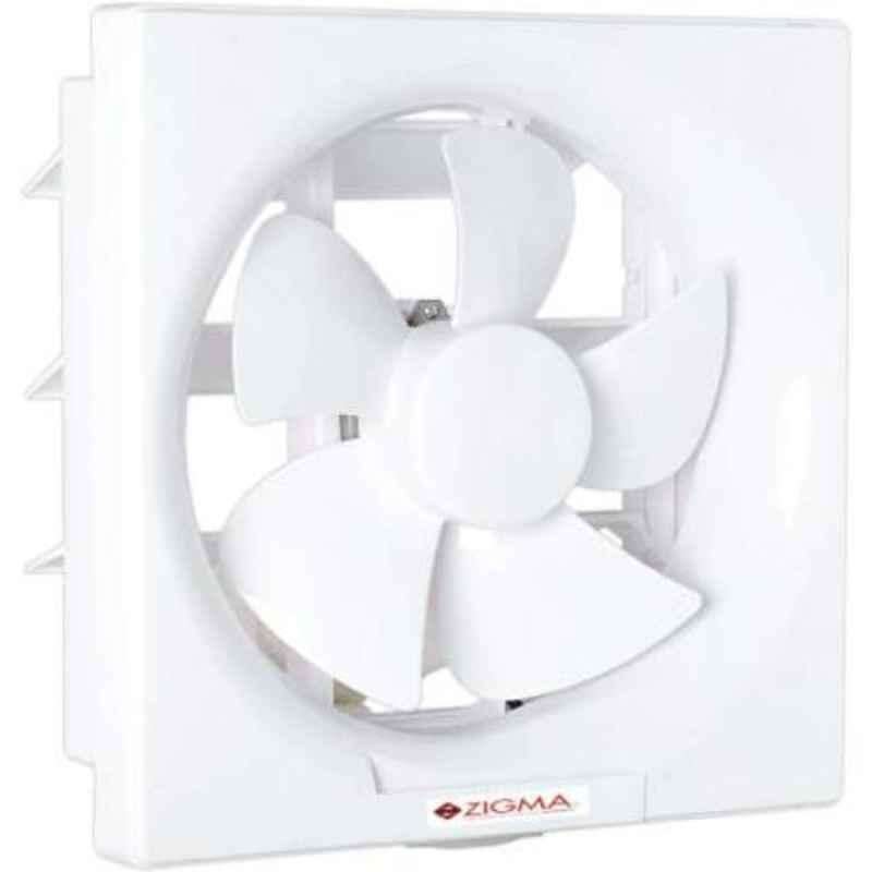 Zigma Pro Air 28W Off White Energy Saving 5 Blade Exhaust Fan, Sweep: 250 mm