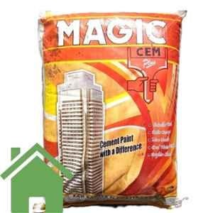 Magic Paints Cem Plus 10kg Lime Matte Finish Decorative Waterproof Cement Paint