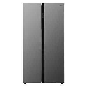 Midea 584L Silver 2 Doors Side By Side Refrigerator, MRFS5920SSLF