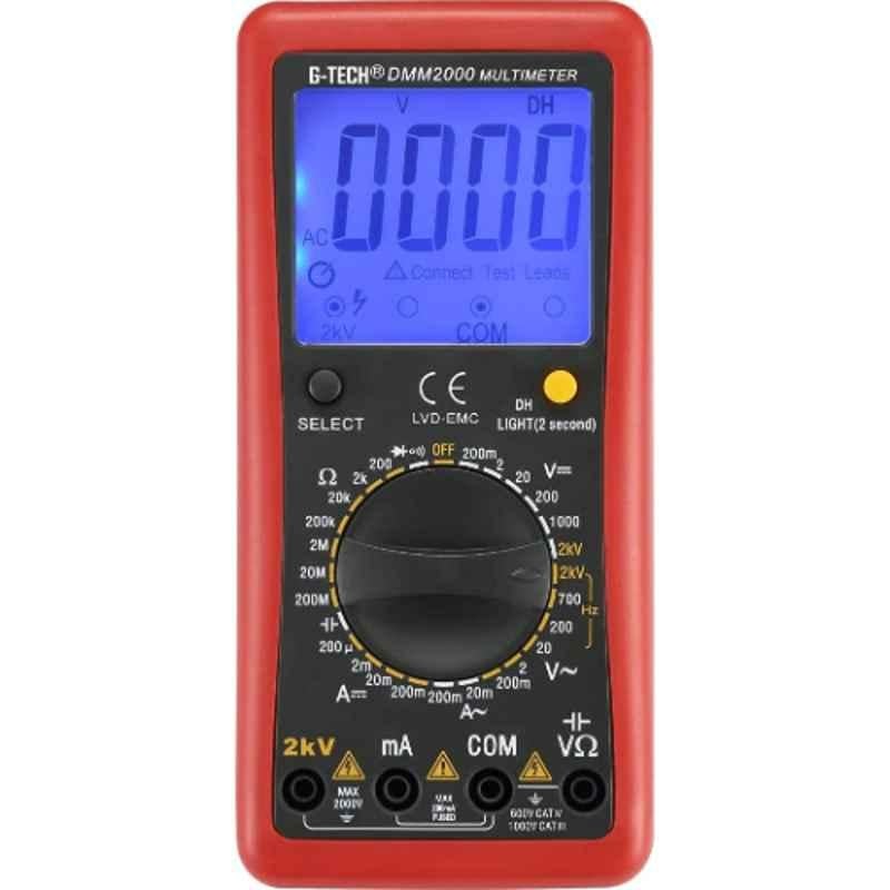 G-Tech DMM2000 2000V AC/DC Digital Multimeter