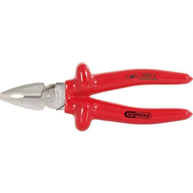 KS Tools Classic 160mm High Leverage Combination Pliers, 117.1278