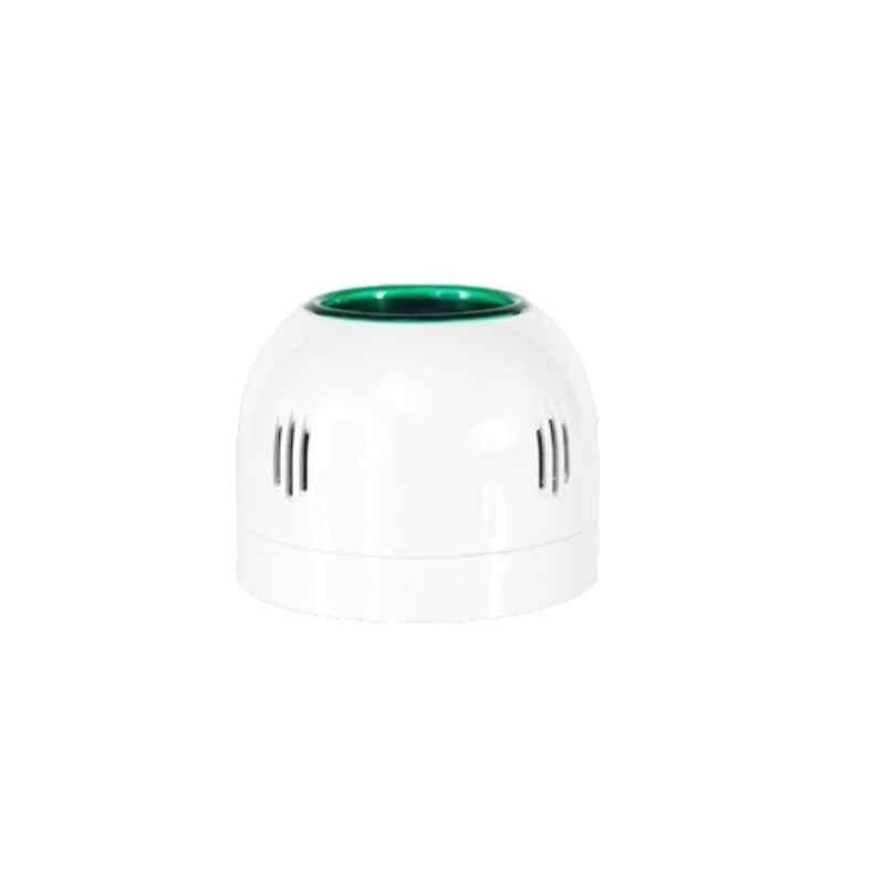 Gold Coast Ikon 6A Polycarbonate White & Green Batten Holder, 2140-GR